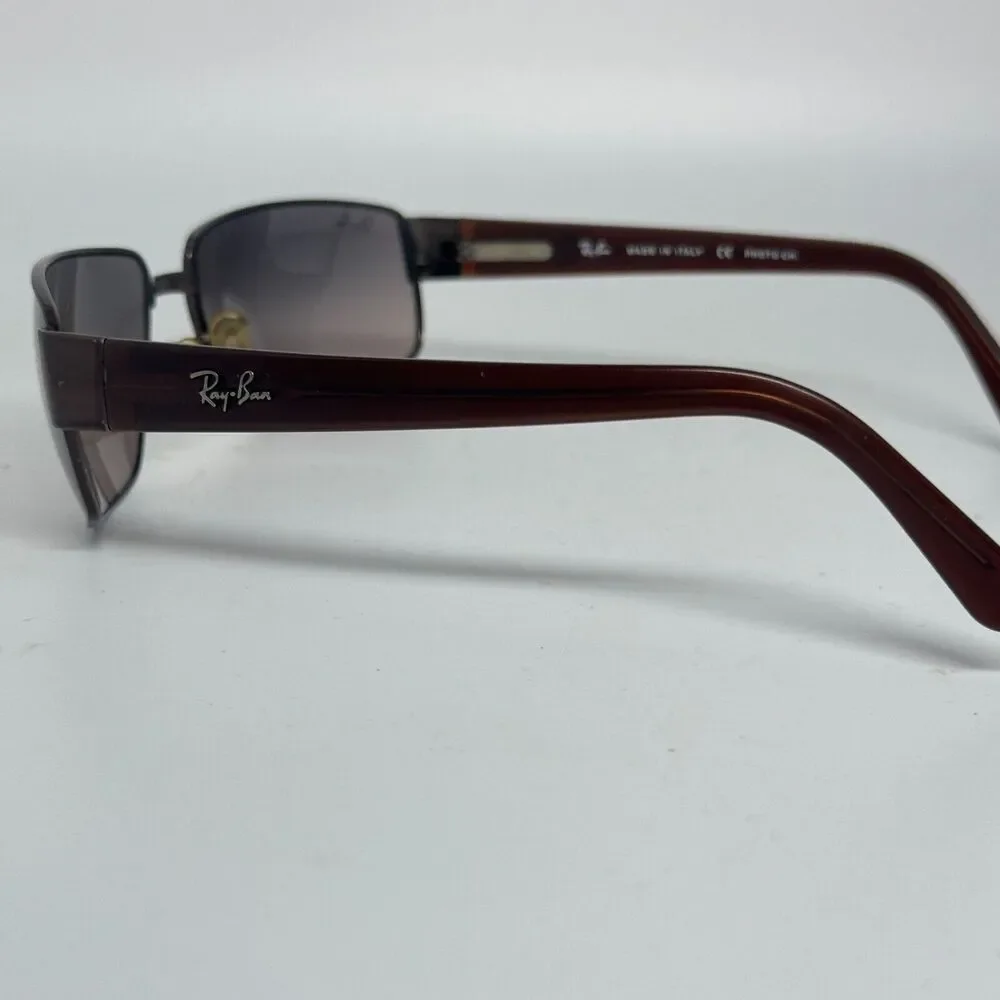 Ray-Ban RB3189 Leather‎ II 61[]16 Metal Wrap Flex Sunglasses Frames Only H15630